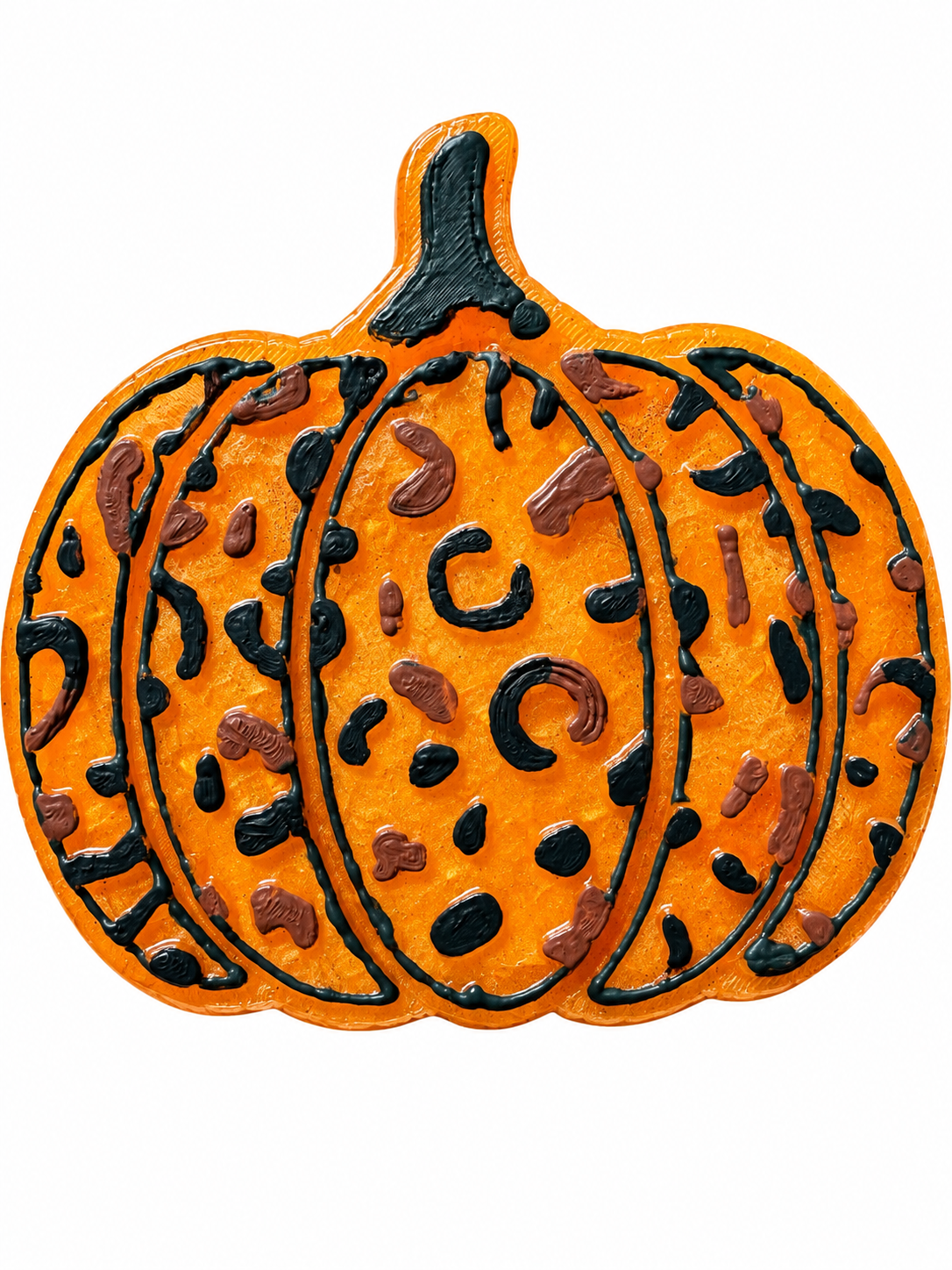 Wild About Fall Leopard Pumpkin Freshie