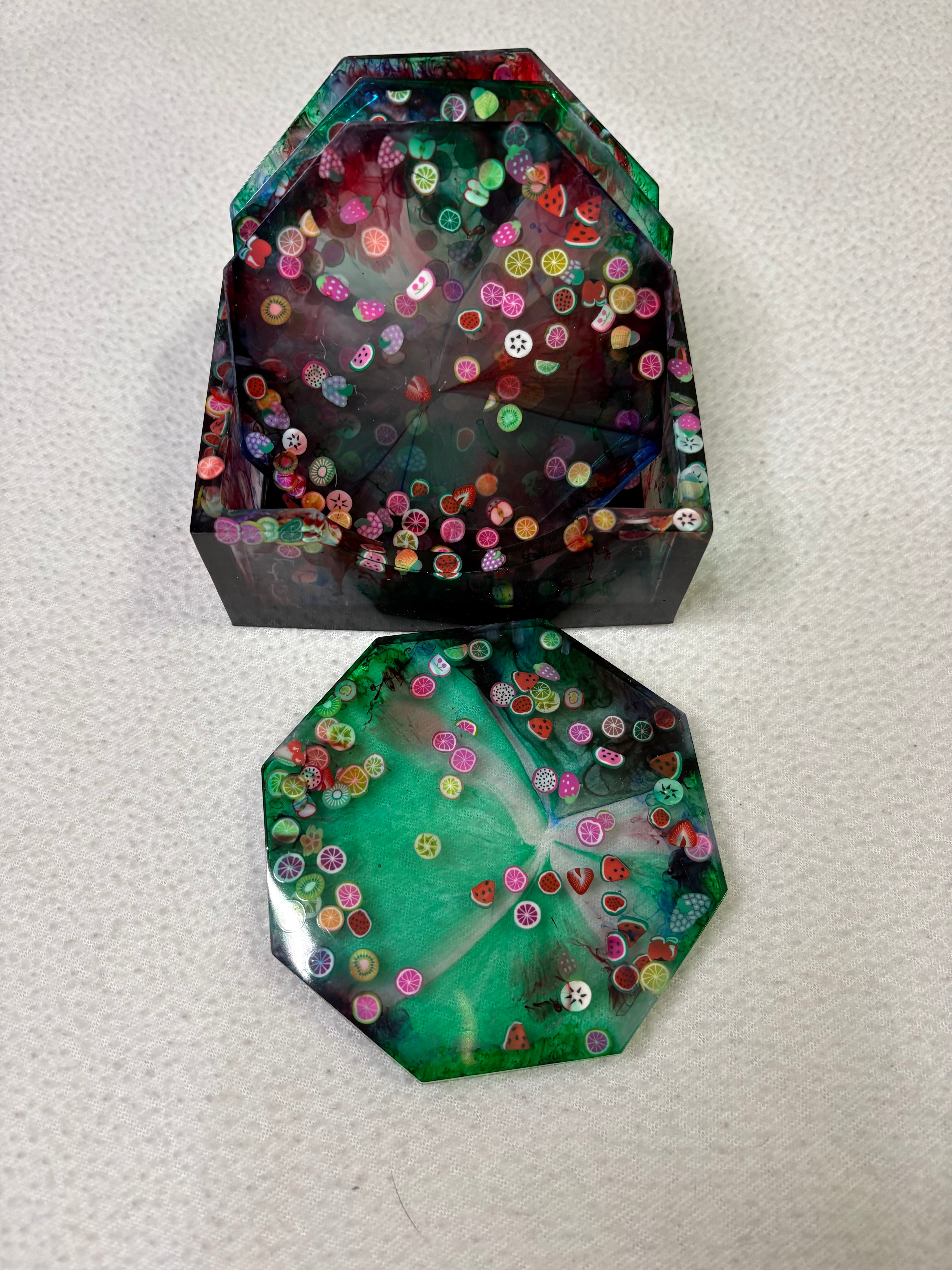 Octagon Coaster Set