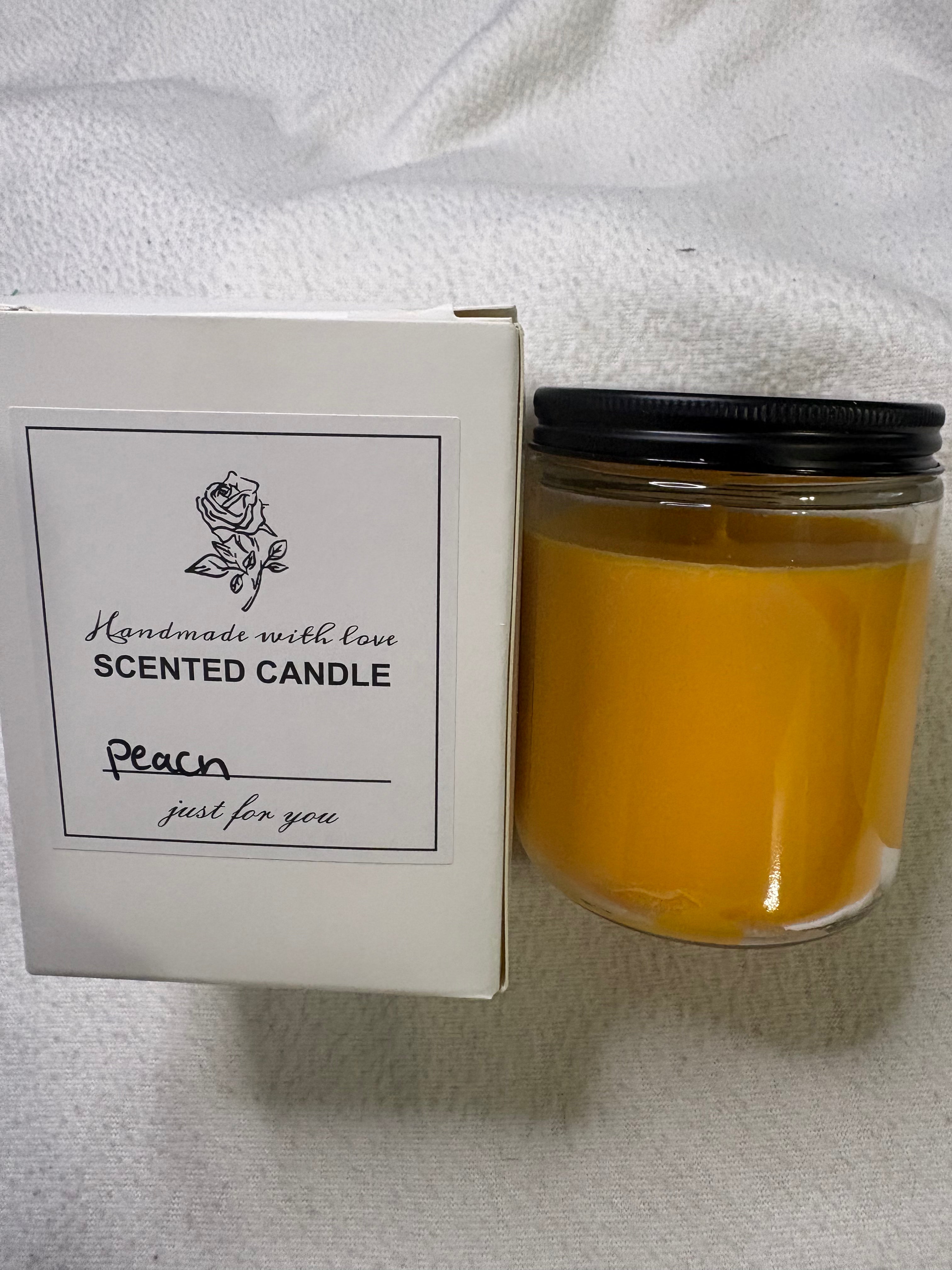 Peach Scented Candle