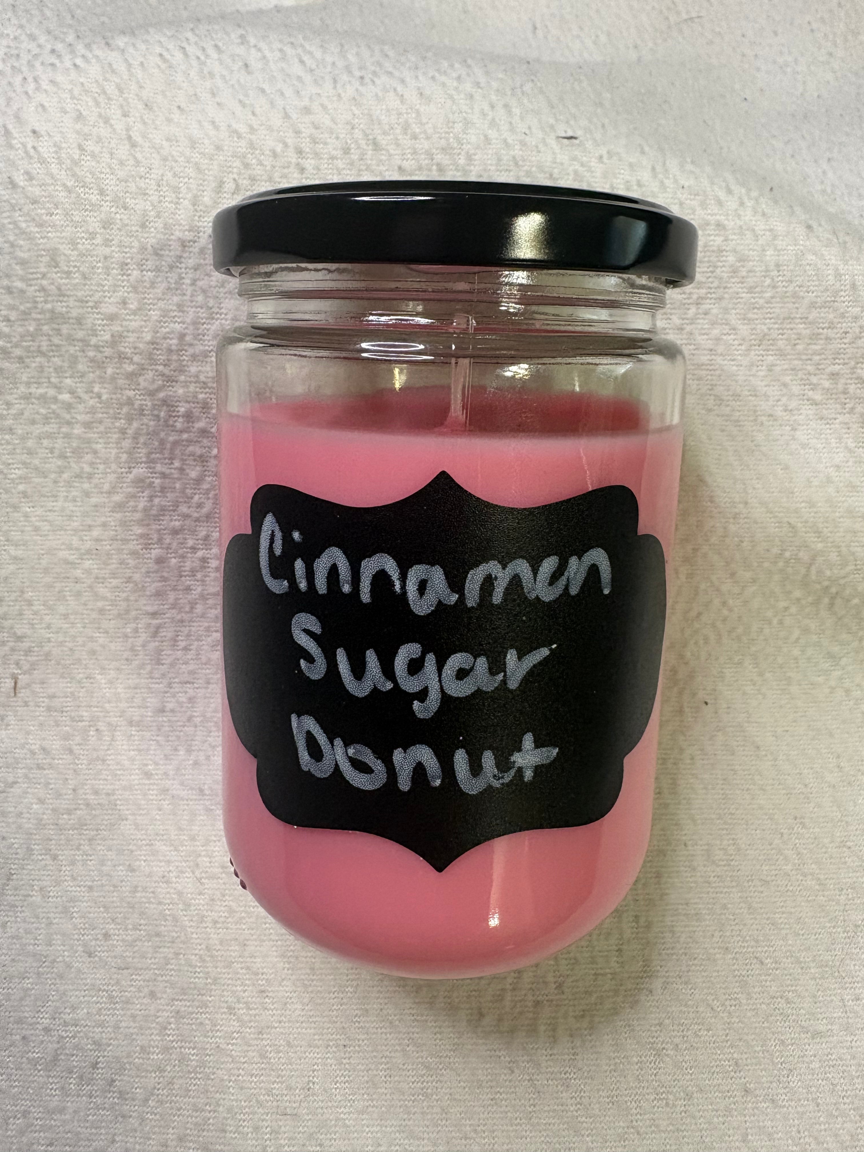 Cinnamon Sugar Donut Candle